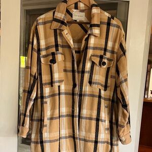 Lucky Brand Plaid Shacket
